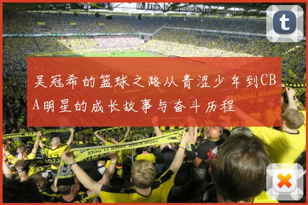 吴冠希的篮球之路从青涩少年到CBA明星的成长故事与奋斗历程